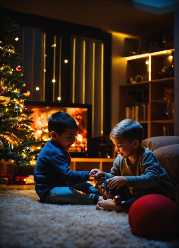 Jeanne Modigliani, Christmas Tree, Light, Tree, Toddler, Fun