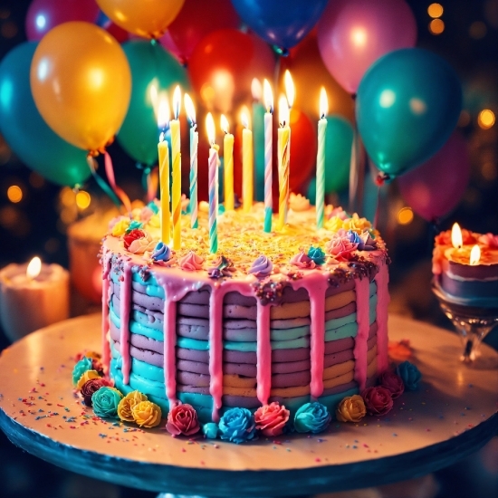 Kitchen Wall Art, Food, Candle, Birthday Candle, Cake Decorating, Cake