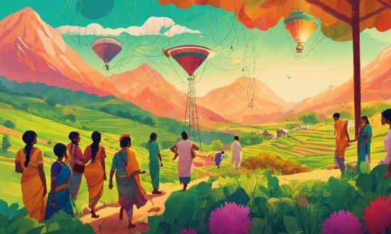 Last Supper Painting, Plant, Ecoregion, World, Cloud, People In Nature