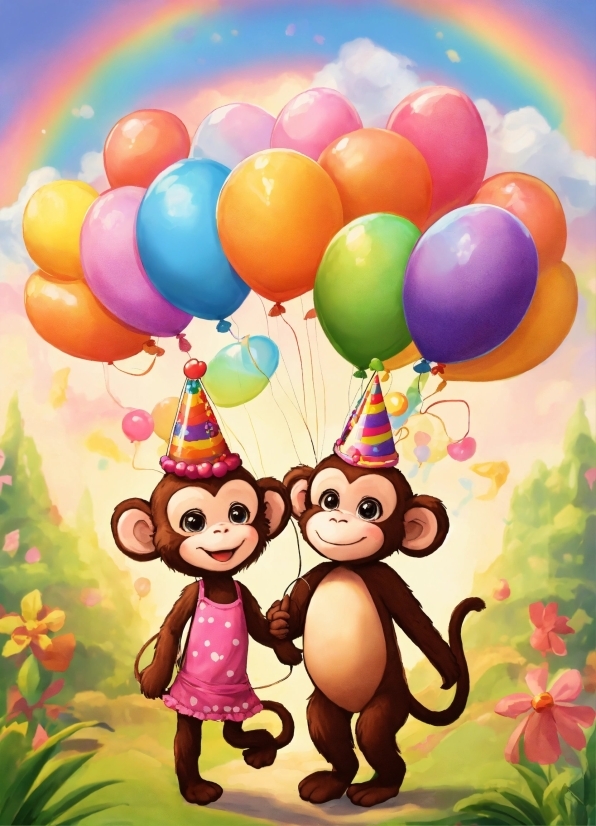 Latest Brochure Design, Vertebrate, Nature, Cartoon, Balloon, Happy