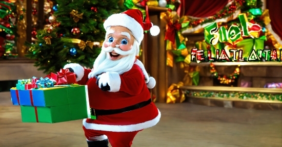 Light, Green, Santa Claus, Entertainment, Toy, Fun