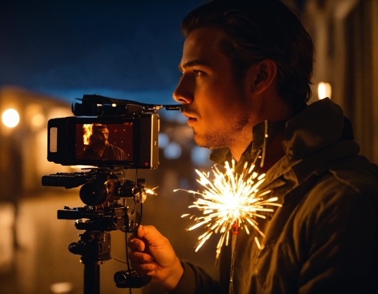 Light, Human, Flash Photography, Fireworks, Photographer, Camera Lens