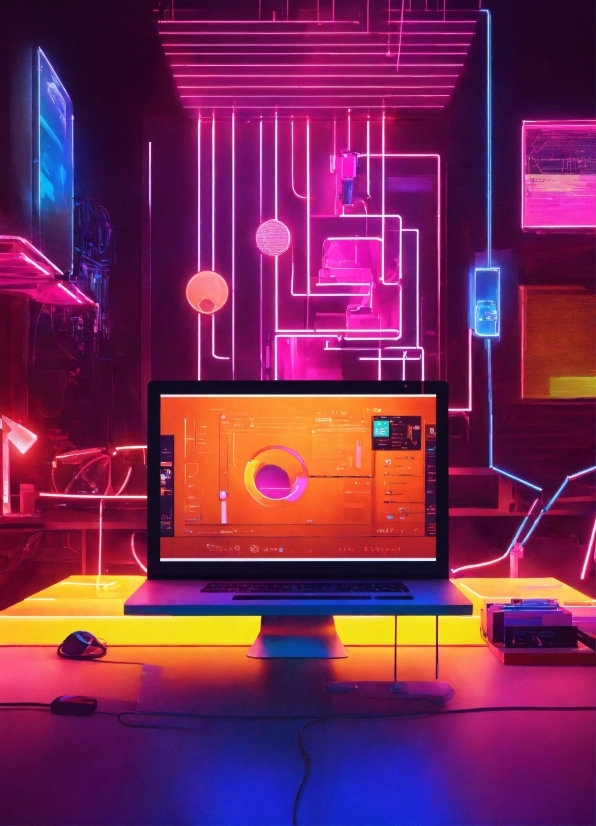 Light, Purple, Lighting, Personal Computer, Entertainment, Music