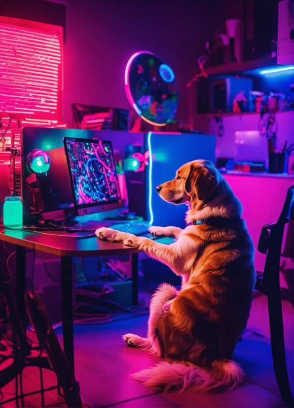 Light, Purple, Table, Personal Computer, Musician, Entertainment