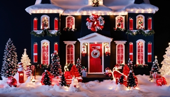 Light, Window, Christmas Ornament, Dollhouse, Architecture, Ornament