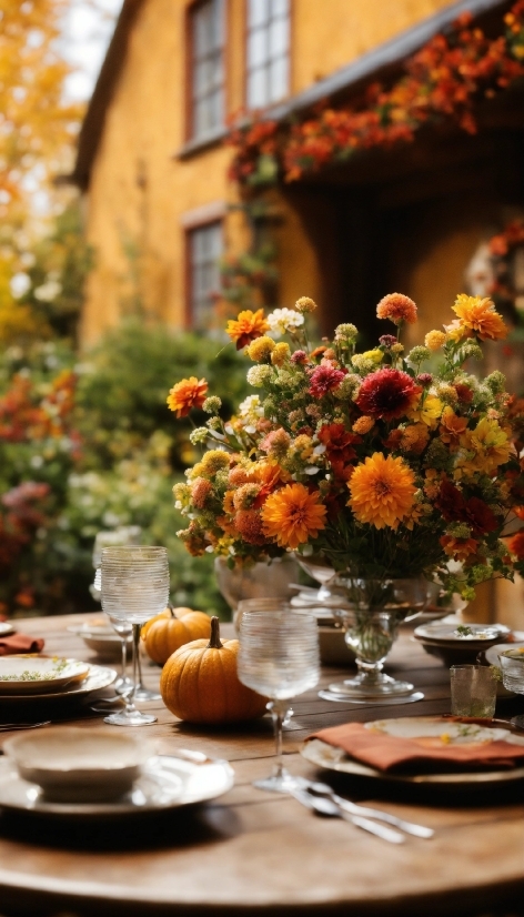 Living Room Decor Ideas, Flower, Plant, Tableware, Table, Window