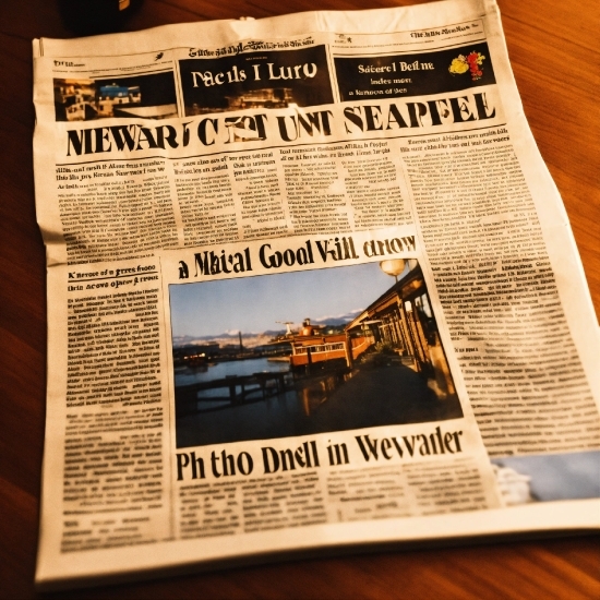 Newspaper, Publication, News, Font, Material Property, Landscape