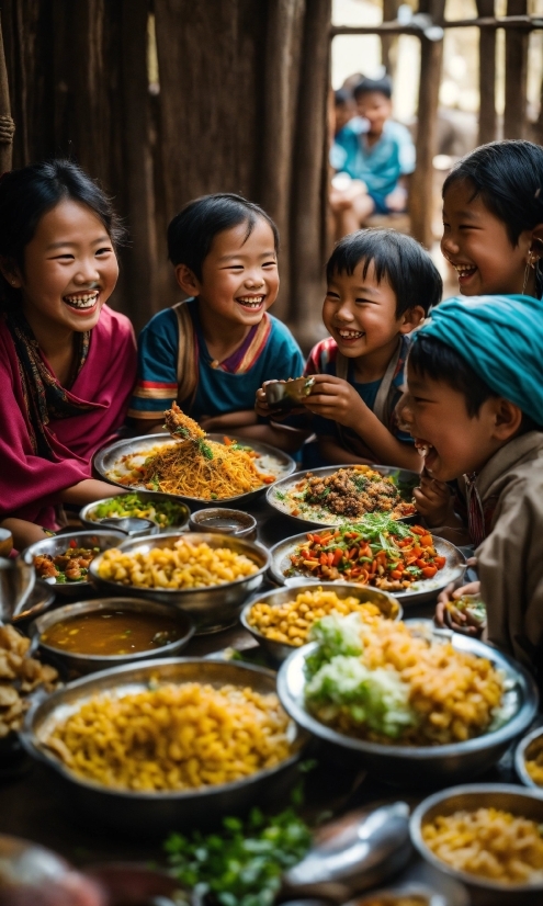 Non Copyright Thumbnail, Food, Smile, Cuisine, Sharing, Dish