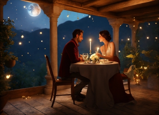 Online Art Design Tool, Sky, Tableware, Table, Cloud, Candle