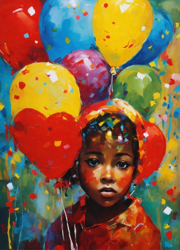 Paint, Balloon, Art, Happy, Party Supply, Fun