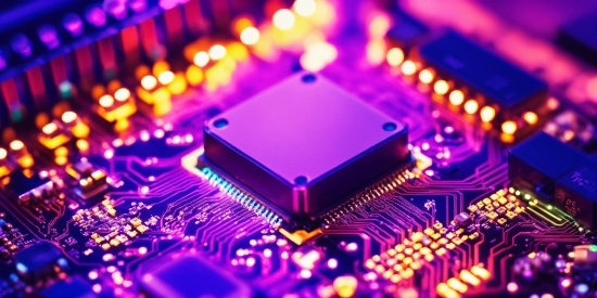 Passive Circuit Component, Circuit Component, Light, Purple, Blue, Computer