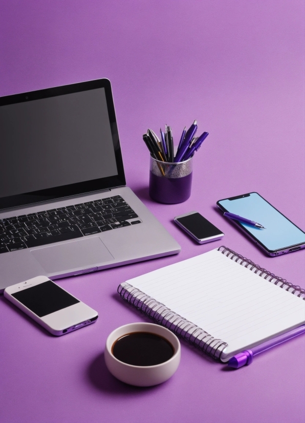 Personal Computer, Computer, Plant, Tableware, Product, Purple