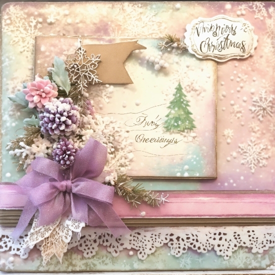 Petal, Rectangle, Flower, Greeting Card, Font, Ornament