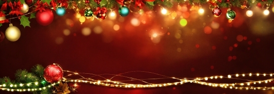 Photograph, Light, Christmas Ornament, Red, Ornament, Automotive Lighting