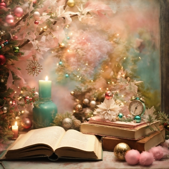 Photograph, Plant, Light, Christmas Ornament, Candle, Lighting
