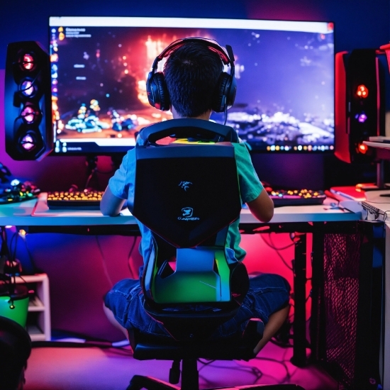 Photogrid, Entertainment, Gadget, Gamer, Visual Effect Lighting, Output Device