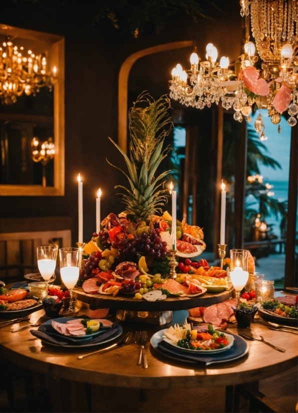 Picture Brightness Editor, Food, Table, Tableware, Plate, Decoration
