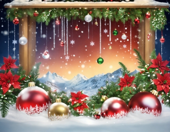 Plant, Christmas Ornament, Decoration, Light, Christmas Tree, Nature