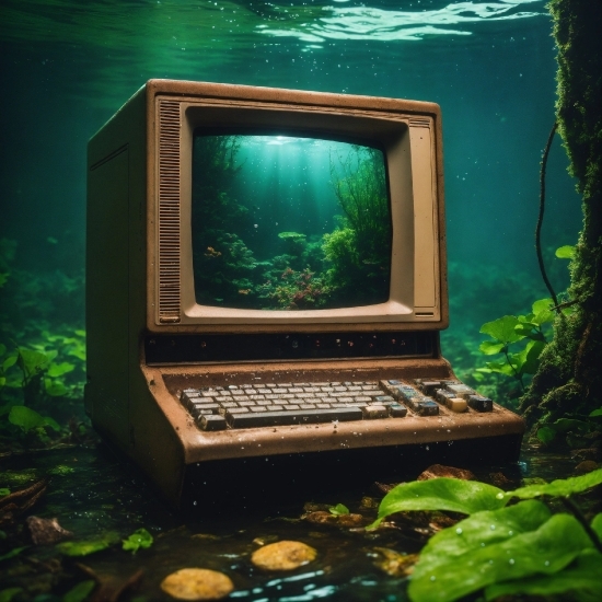 Plant, Computer, Personal Computer, Water, Green, Leaf