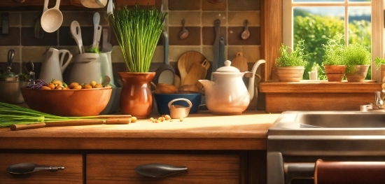 Plant, Furniture, Flowerpot, Tableware, Dishware, Houseplant