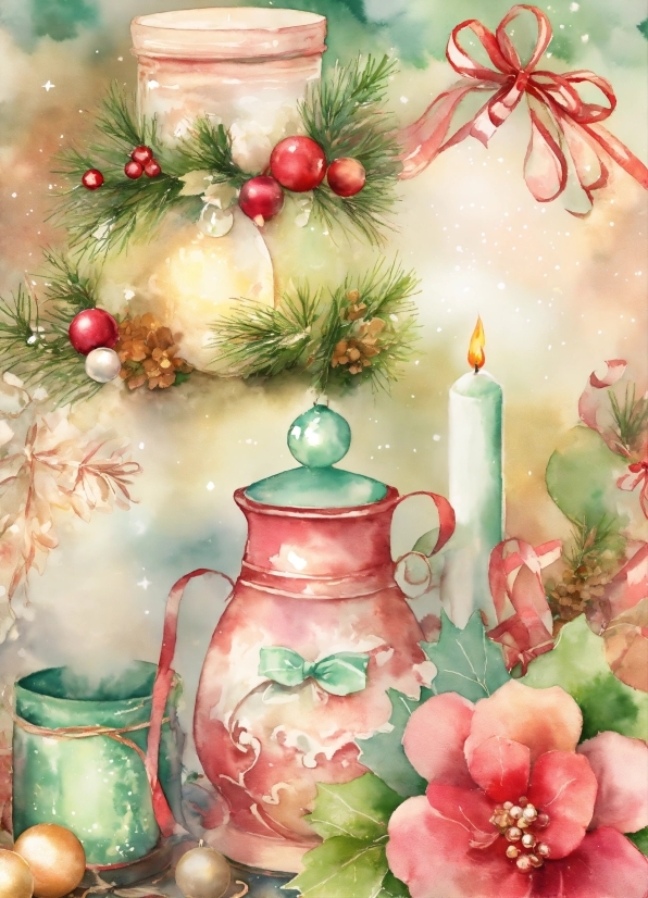 Plant, Green, Tableware, Christmas Ornament, Flower, Drinkware