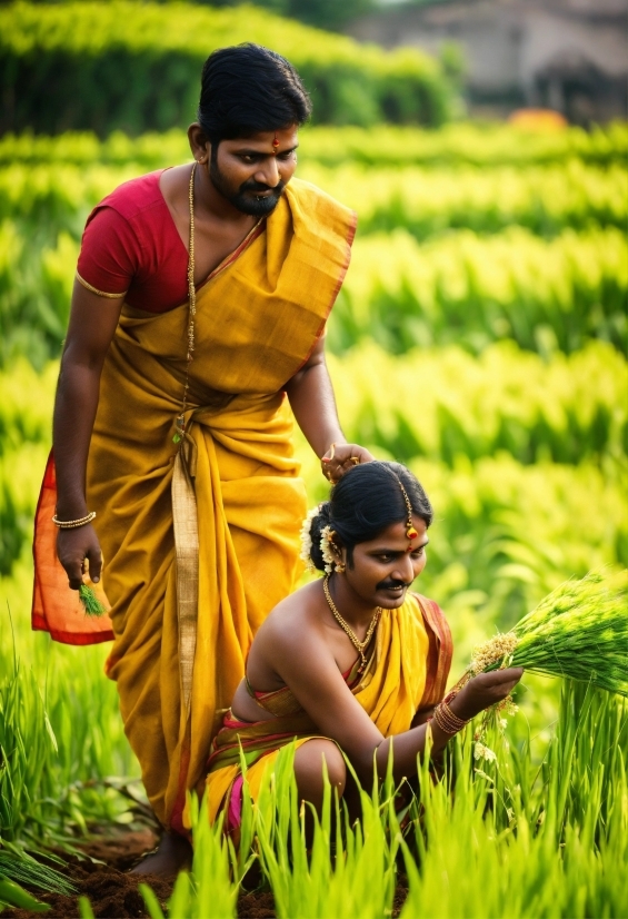 Plant, People In Nature, Human Body, Happy, Yellow, Agriculture