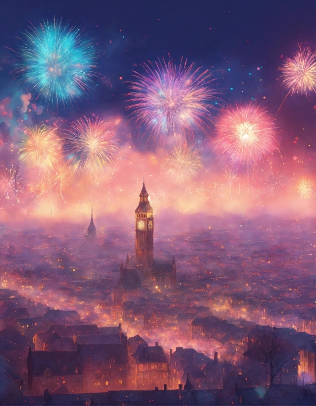 Portrait Background For Editing, Sky, Fireworks, Atmosphere, Daytime, World