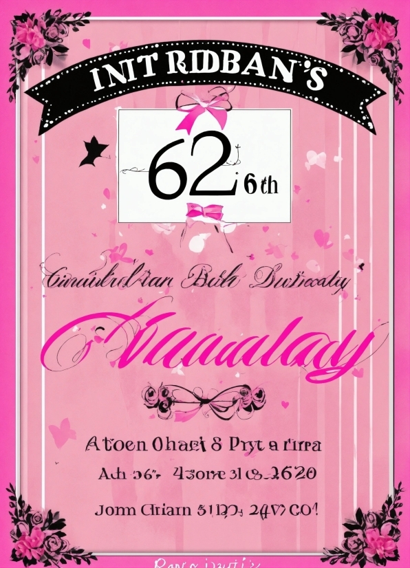 Poster, Pink, Font, Magenta, Event, Petal