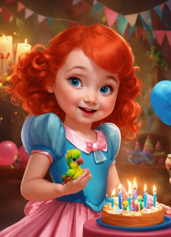 Prepress Graphic Designer, Smile, Blue, Birthday Candle, Toy, Candle