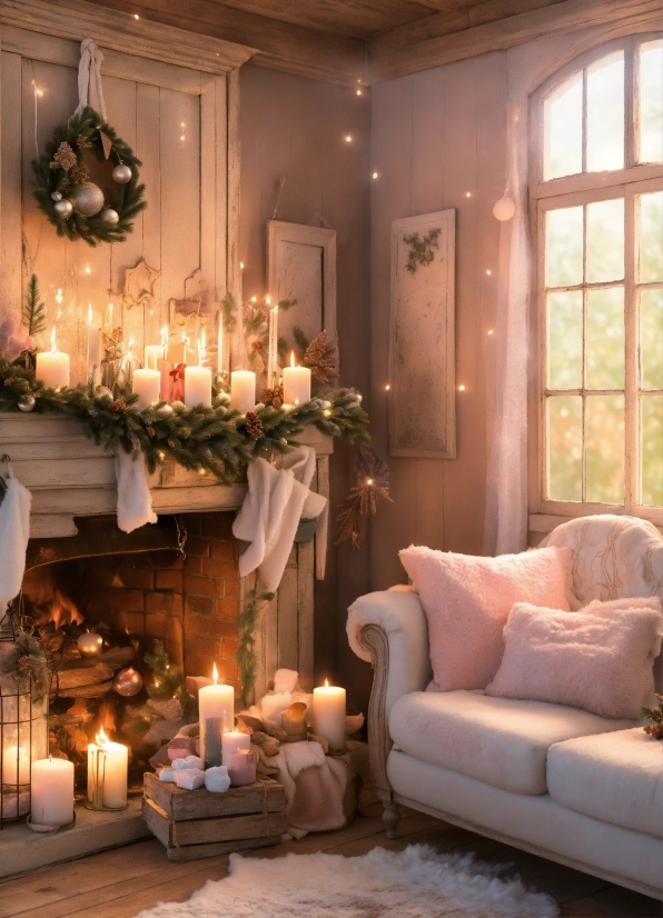 Property, Candle, Furniture, Light, Picture Frame, Candle Holder