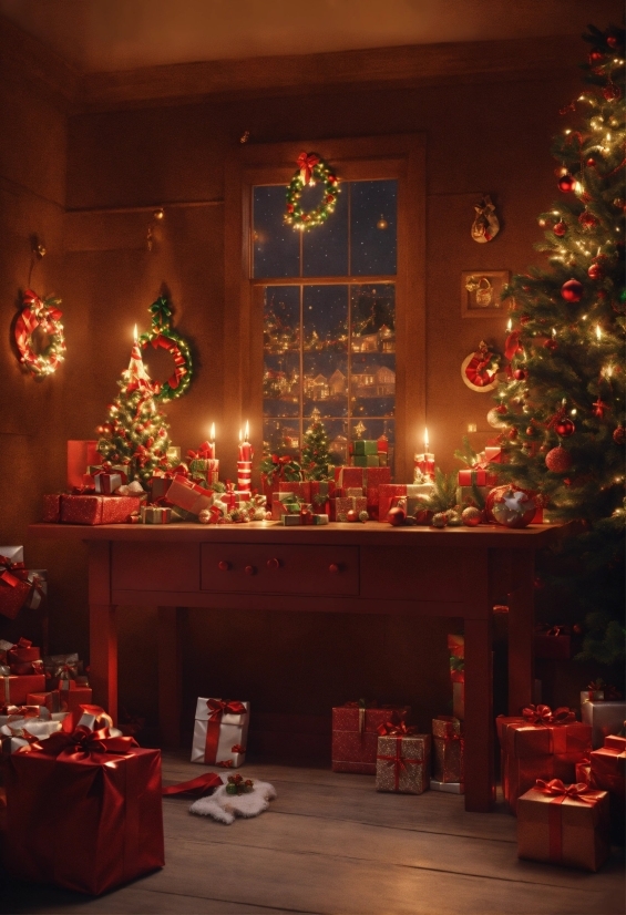 Property, Christmas Tree, Decoration, Christmas Ornament, Interior Design, Architecture