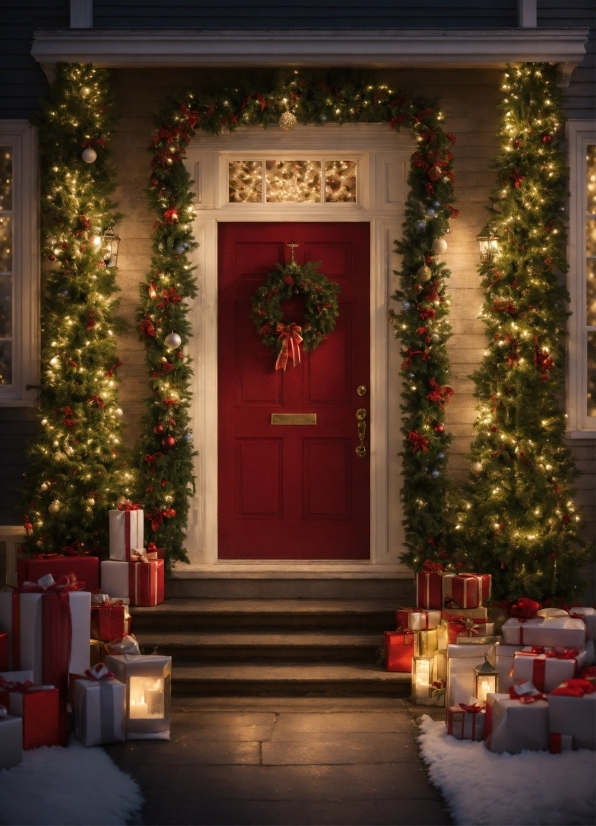 Property, Decoration, Light, Christmas Ornament, Plant, Interior Design