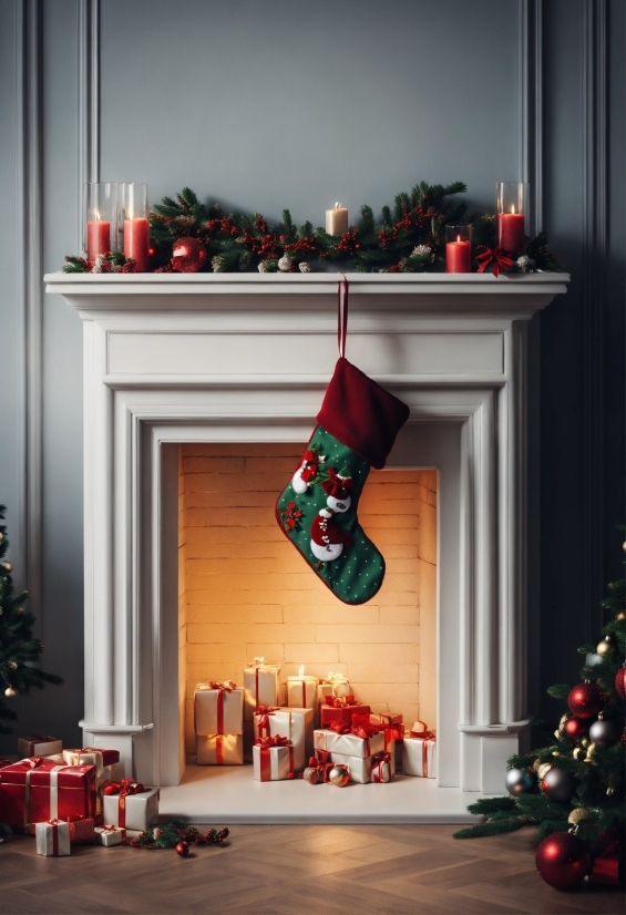 Property, White, Light, Christmas Ornament, Interior Design, Branch