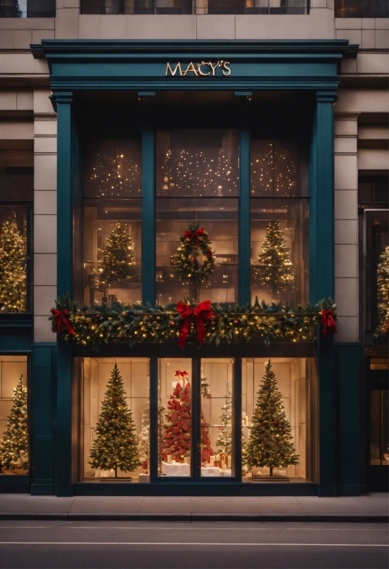 Property, Window, Christmas Tree, Christmas Ornament, Branch, Fixture