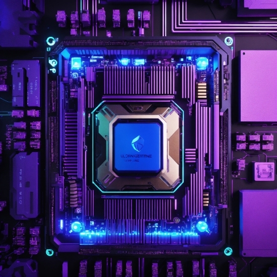 Purple, Circuit Component, Computer Hardware, Electronic Device, Electric Blue, Technology