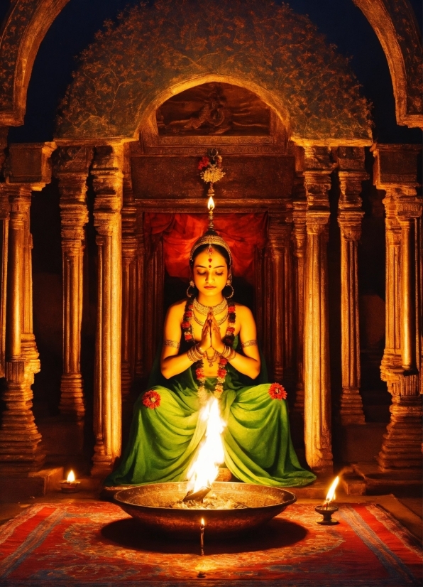 Rainforest Clipart, Light, Statue, Temple, Sculpture, Lighting