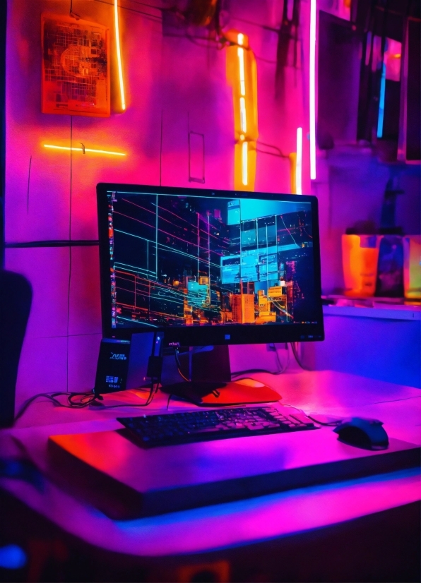 Rose Flower Images, Computer, Personal Computer, Computer Keyboard, Purple, Peripheral