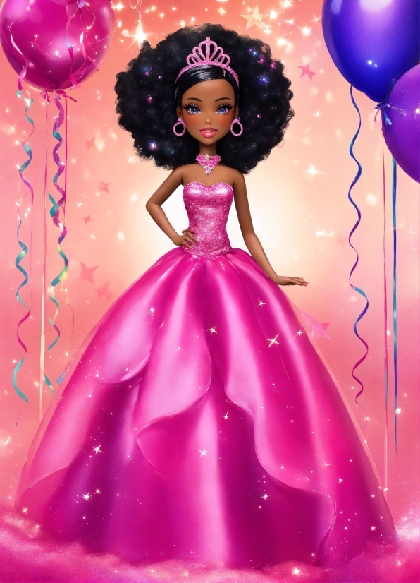 Schoolism, One-piece Garment, Purple, Doll, Toy, Dress