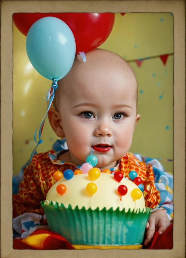 Smile, Balloon, Cake Decorating Supply, Cake Decorating, Birthday Party, Food