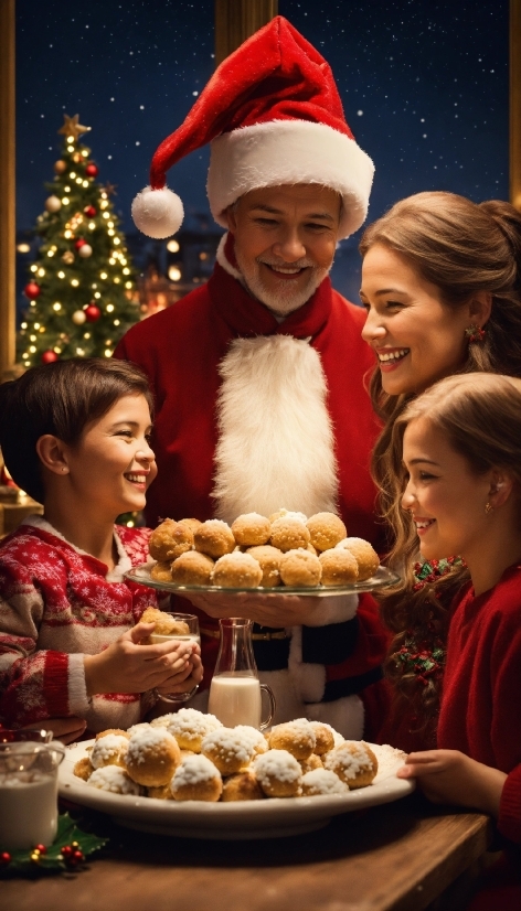 Smile, Food, Christmas Tree, Happy, Cuisine, Fun