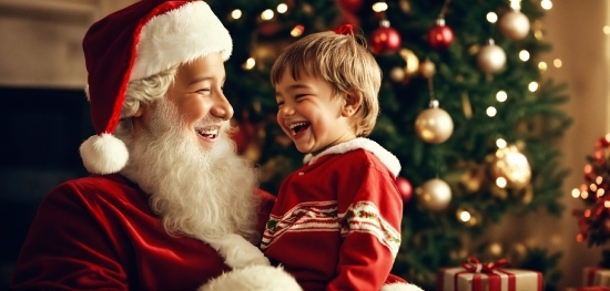 Smile, Head, Outerwear, Eye, Christmas Tree, Organ