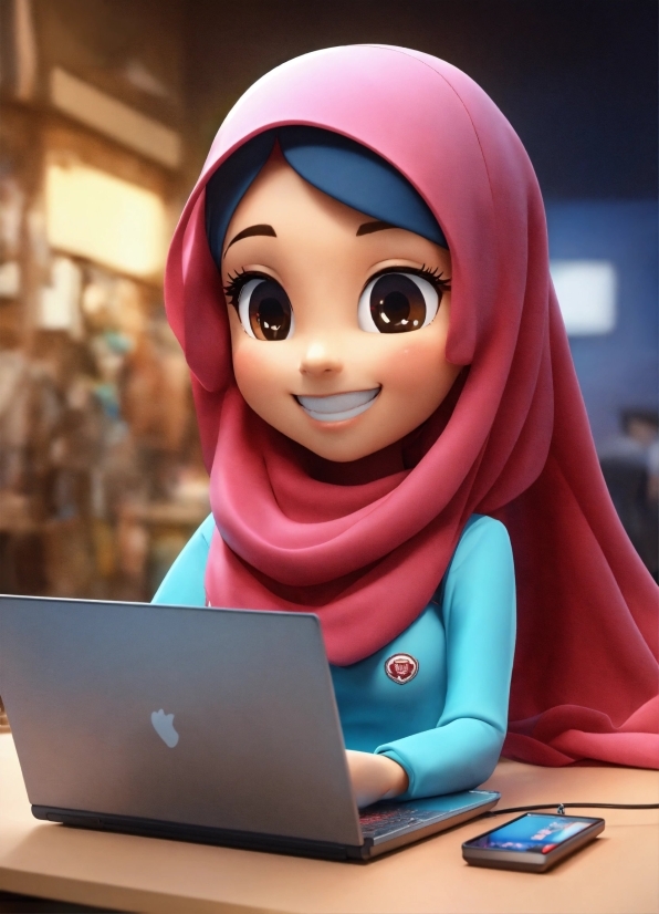 Smile, Laptop, Computer, Product, Personal Computer, Gesture