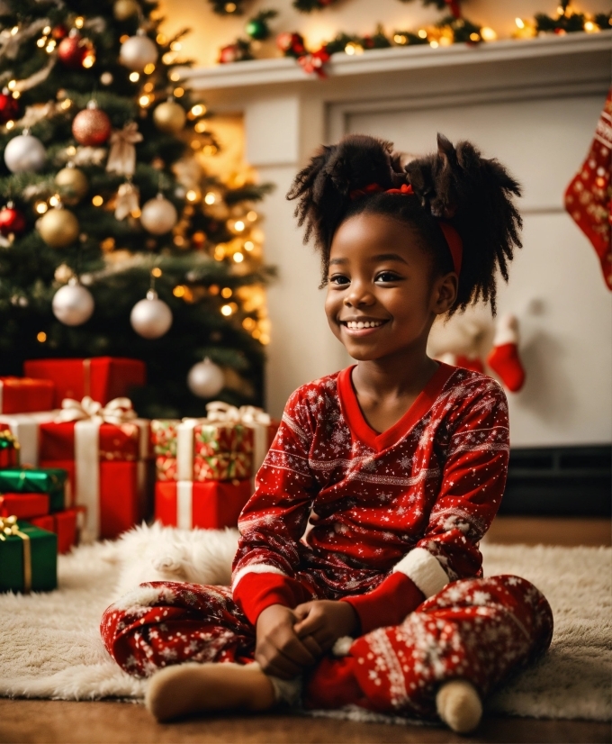 Smile, Photograph, Christmas Tree, Standing, Happy, Christmas Ornament