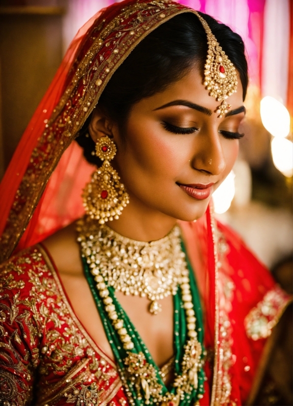 Smile, Photograph, Wedding Dress, Sari, Bride, Makeover