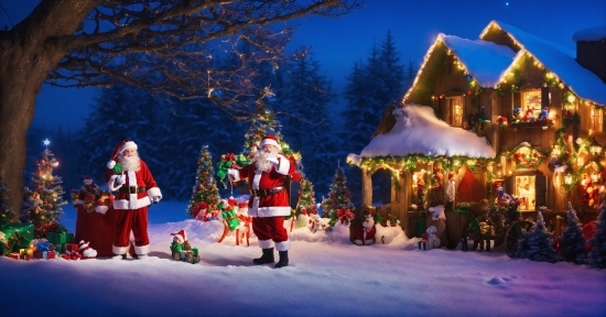 Snow, Light, Christmas Tree, World, Christmas Decoration, Leisure