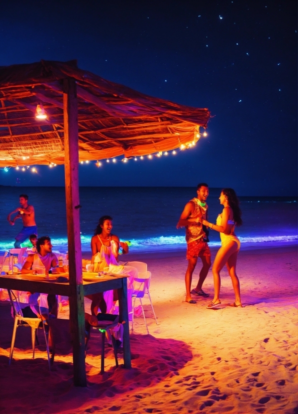 Software Motion Design, Light, Sky, Lighting, Beach, Table