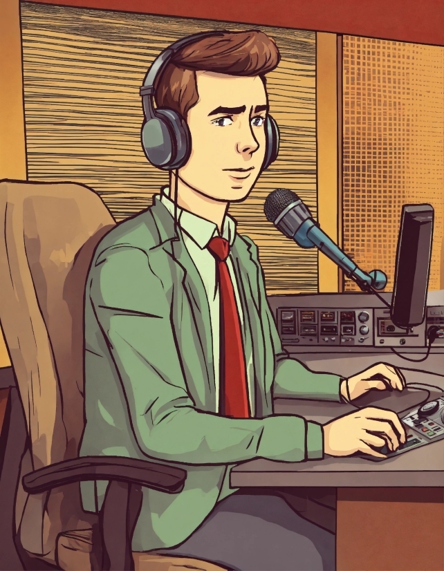 Star Image, Microphone, Cartoon, Organ, Art, Audio Equipment