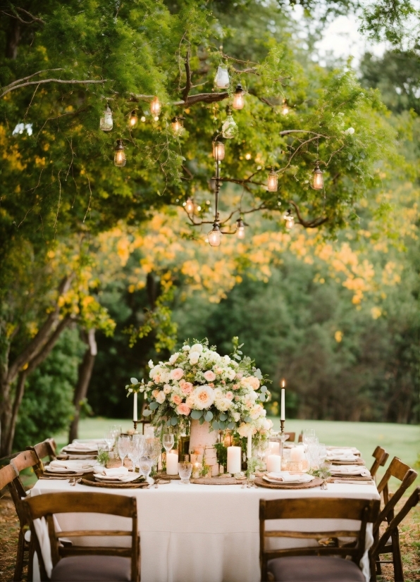 Table, Flower, Furniture, Plant, Decoration, Tableware