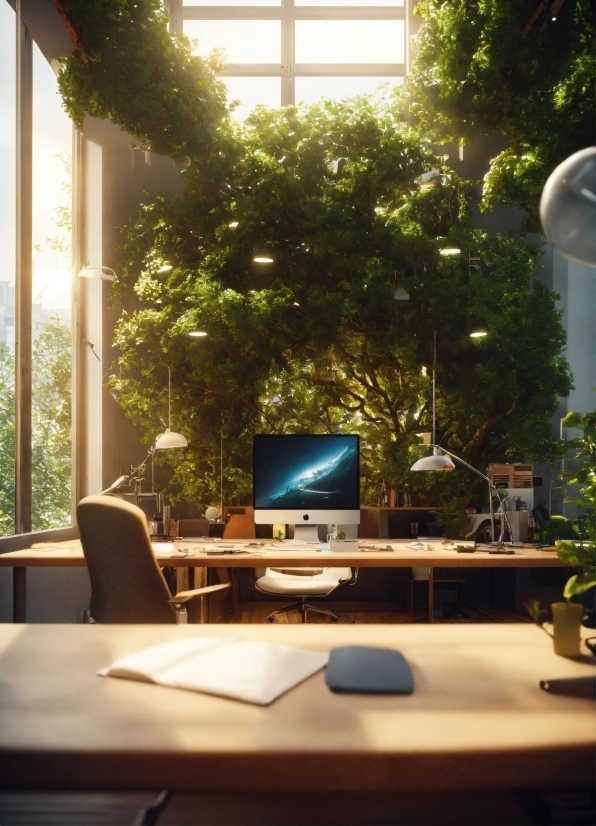 Table, Plant, Building, Furniture, Property, Light