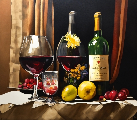 Tableware, Bottle, Stemware, Drinkware, Flower, Wine Glass